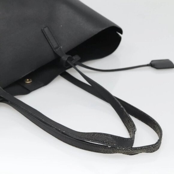 SAINT LAURENT Tote Bag Leather Black Auth 139838 - Picture 8 of 16